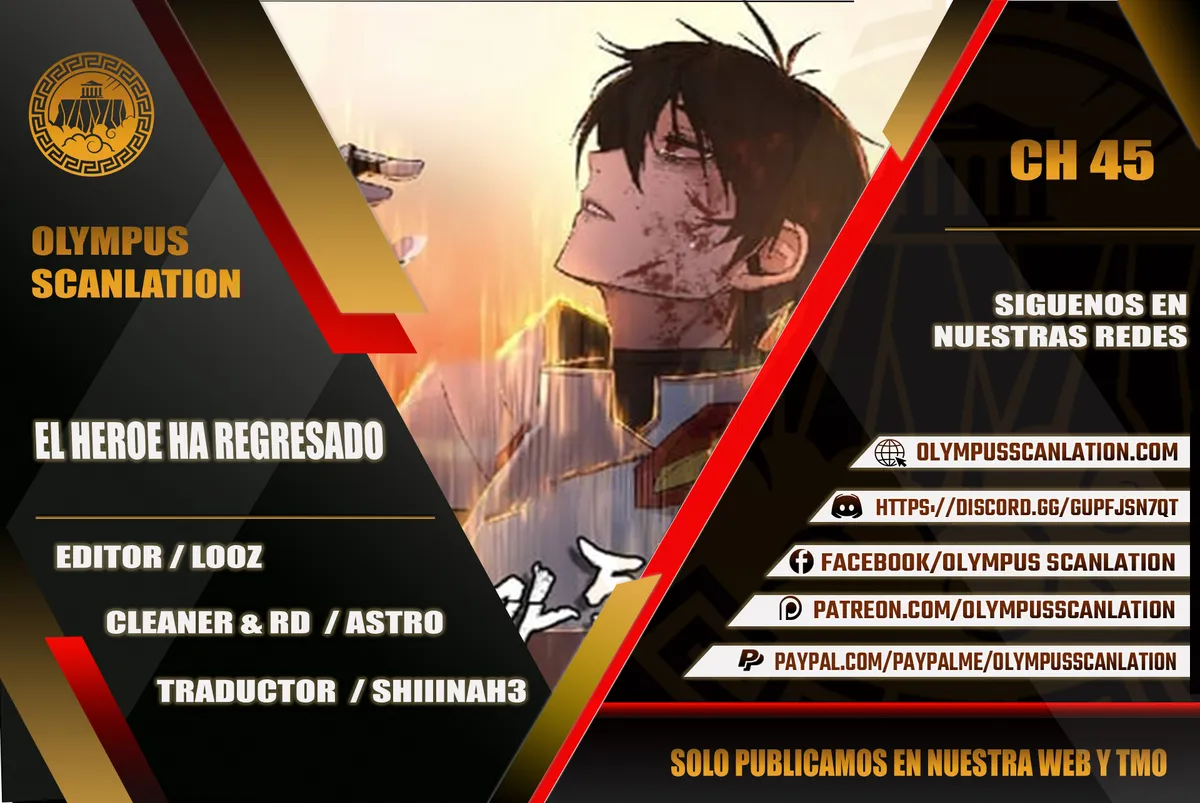 Hero Has Returned Capítulo 45 en Línea - página 1