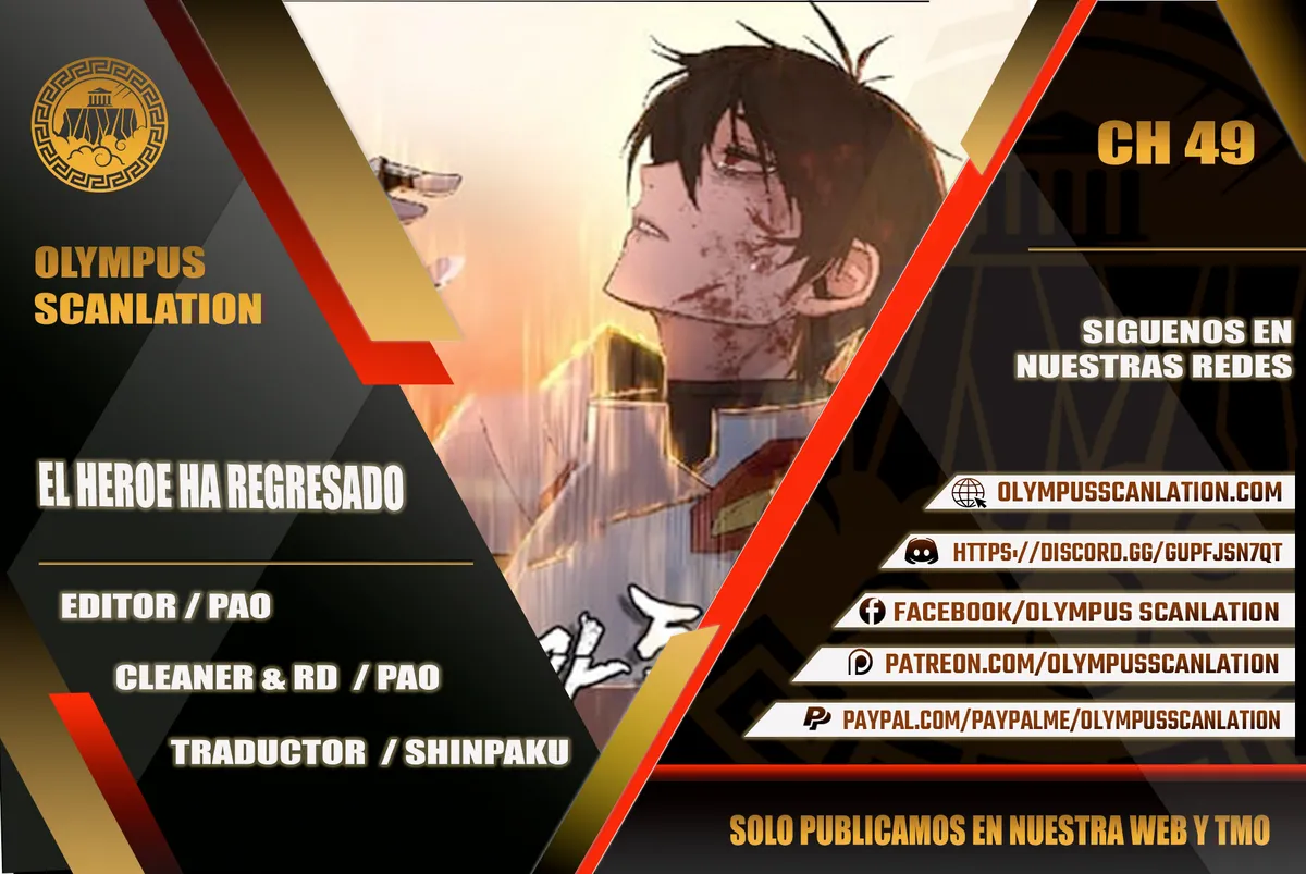 Hero Has Returned Capítulo 49 en Línea - página 1
