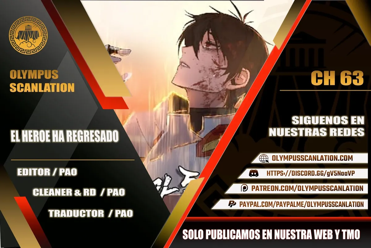 Hero Has Returned Capítulo 63 en Línea - página 1