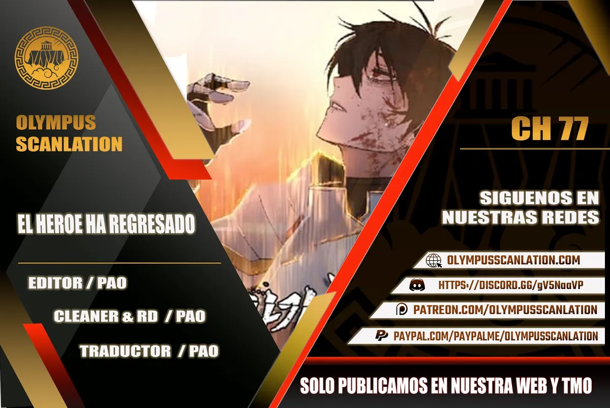 Hero Has Returned Capítulo 77 en Línea - página 1