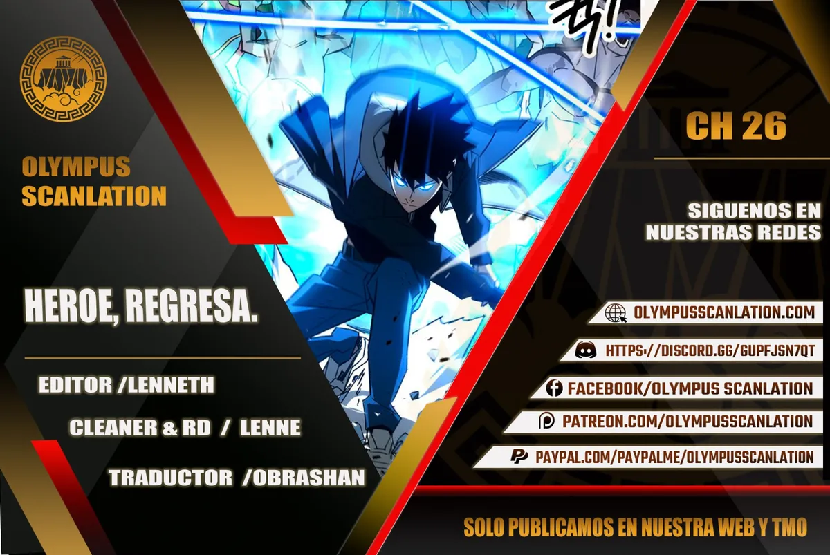Heroe, regresa Capítulo 26 en Línea - página 1