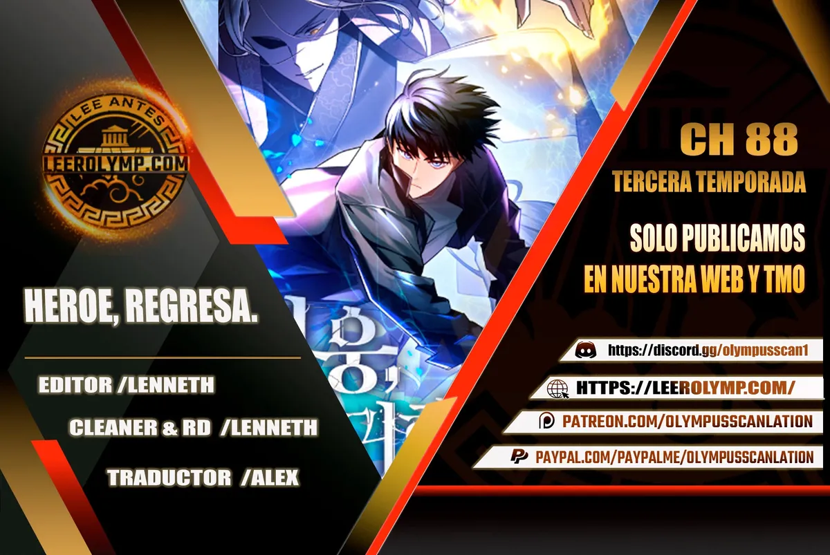 Heroe, regresa Capítulo 88 en Línea - página 1