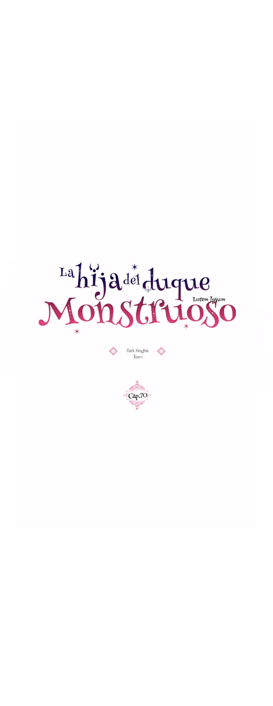 Hija del Monstruoso Duque Capítulo 70 en Línea - página 8