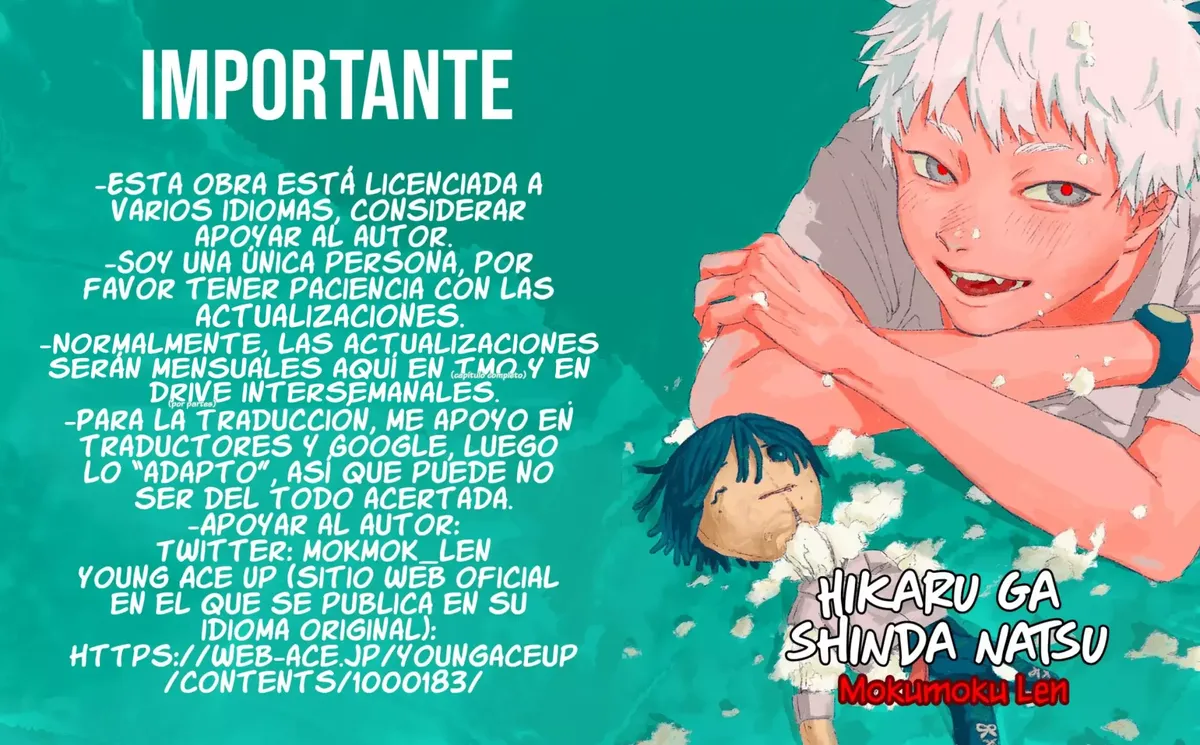 Hikaru no shinda Natsu Capítulo 32 en Línea - página 1