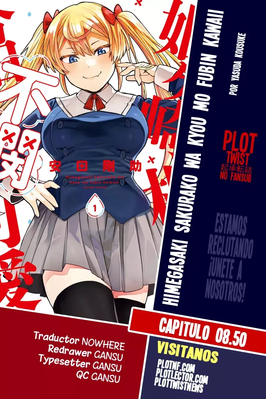 Himegasaki Sakurako wa Kyou mo Fubin Kawaii Capítulo 8.5 en Línea - página 1