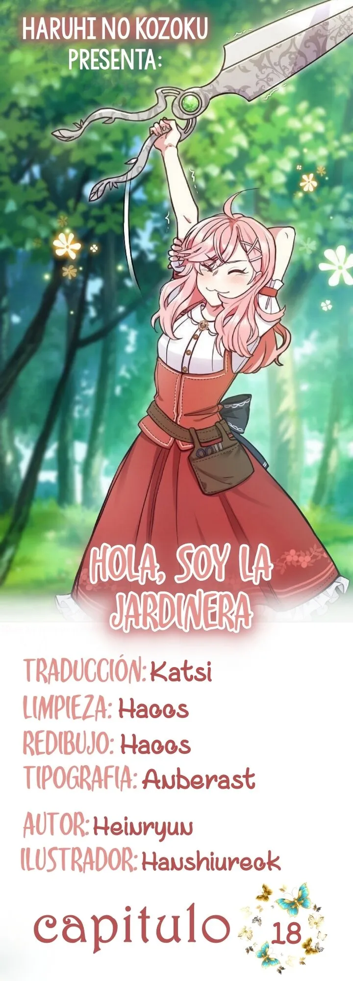 Hola, Soy la Jardinera! Capítulo 18 en Línea - página 1
