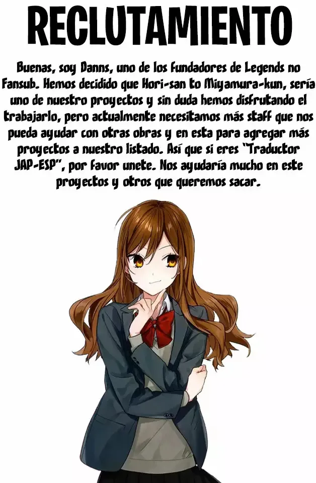 HORI-SAN TO MIYAMURA-KUN Capítulo 1 en Línea - página 1