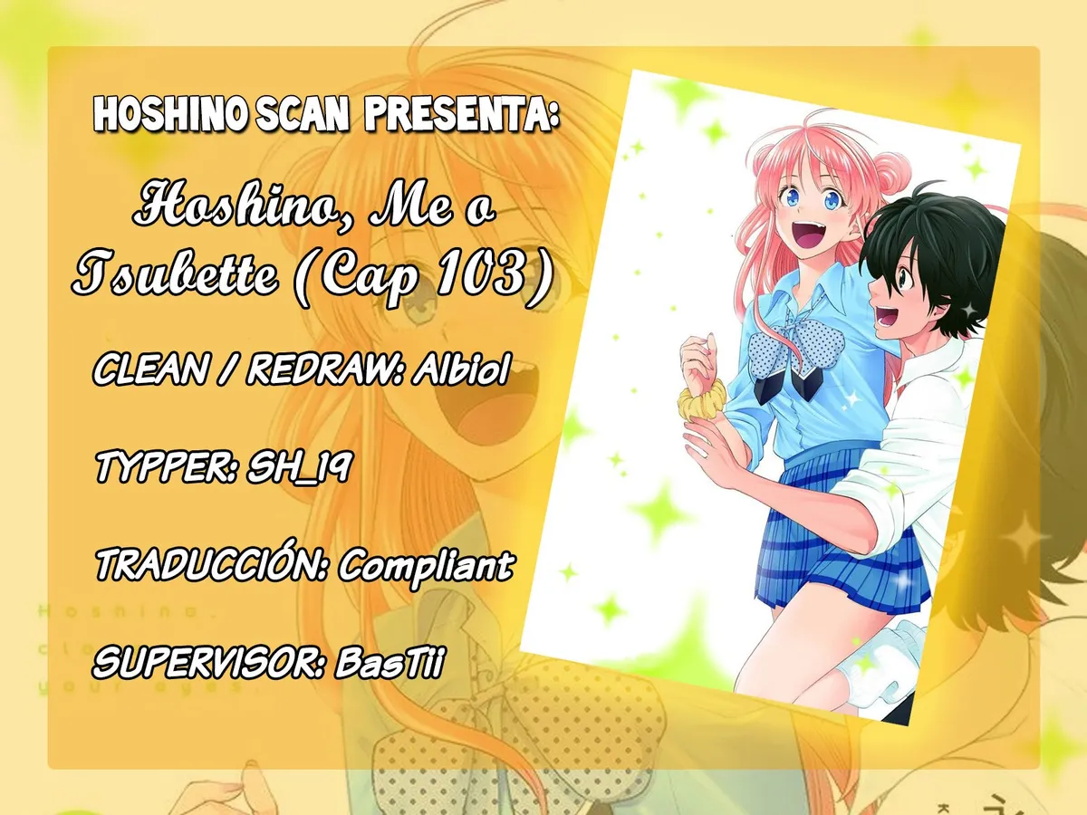 Hoshino, Me o Tsubutte Capítulo 103 en Línea - página 1