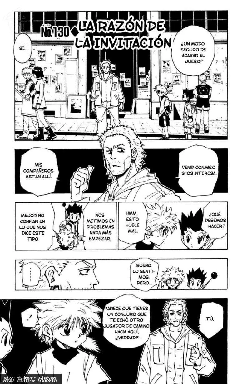 Hunter X Hunter Capítulo 130 en Línea - página 1