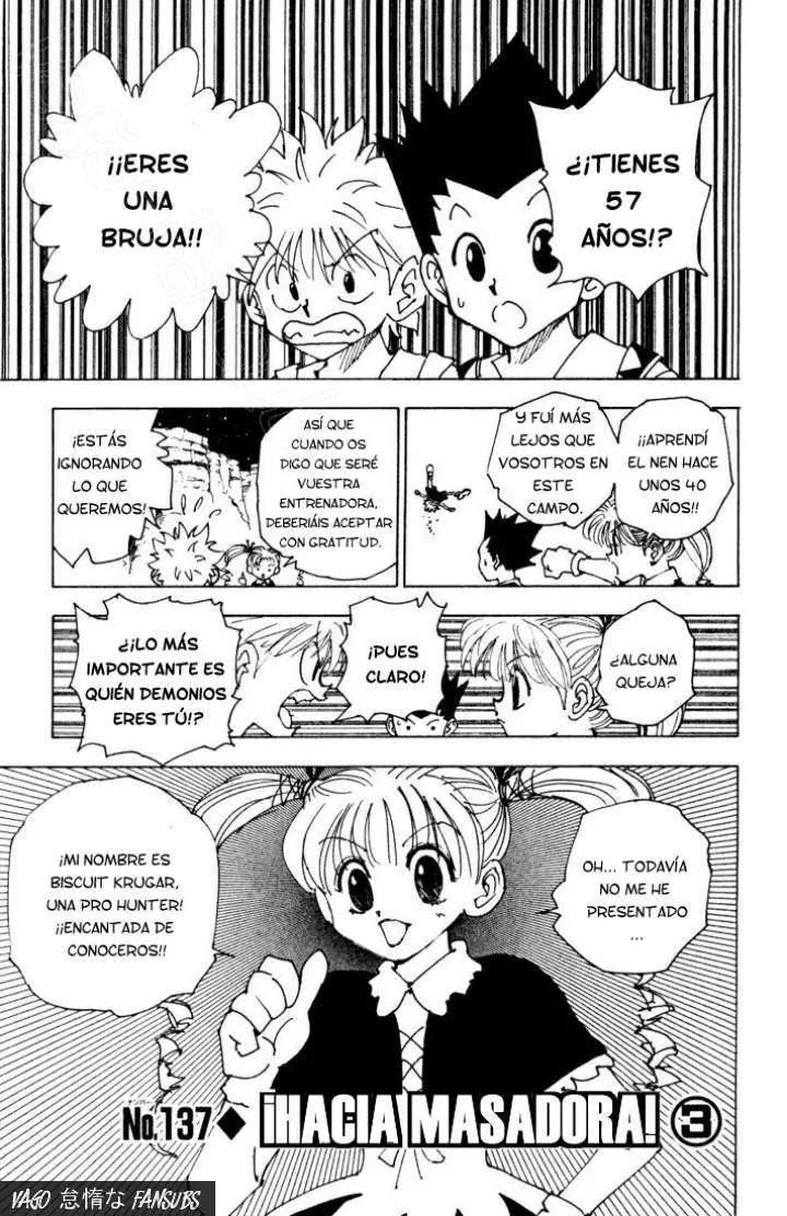 Hunter X Hunter Capítulo 137 en Línea - página 1