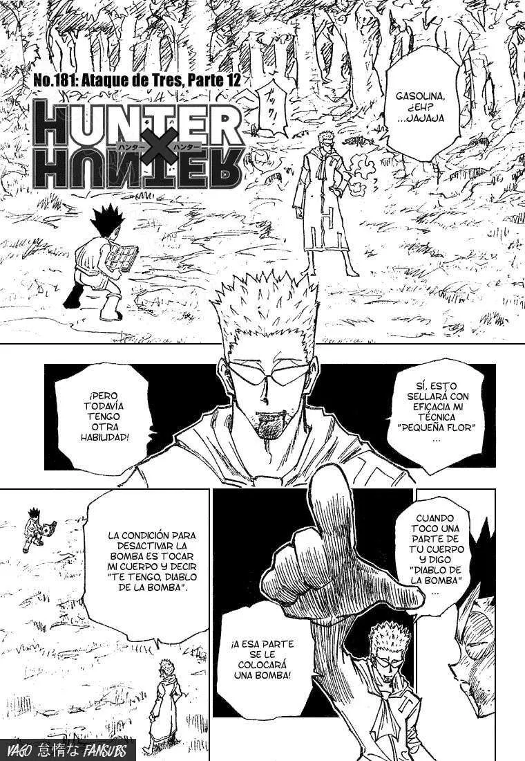 Hunter X Hunter Capítulo 181 en Línea - página 1