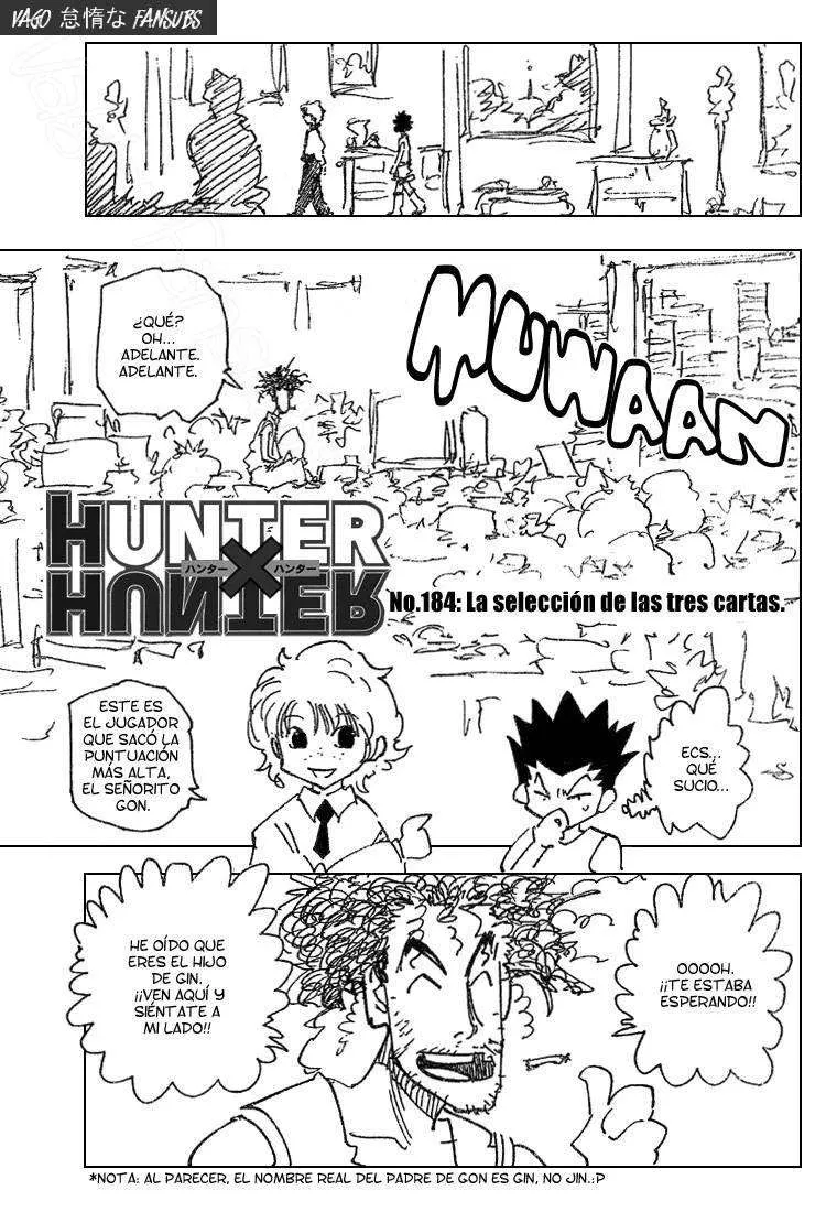 Hunter X Hunter Capítulo 184 en Línea - página 1