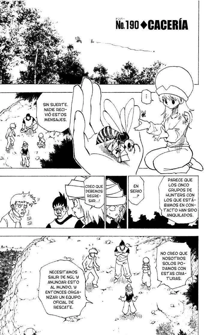 Hunter X Hunter Capítulo 190 en Línea - página 1
