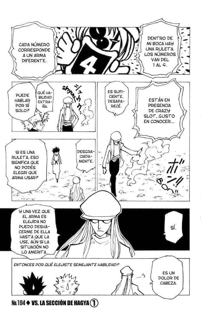 Hunter X Hunter Capítulo 194 en Línea - página 1