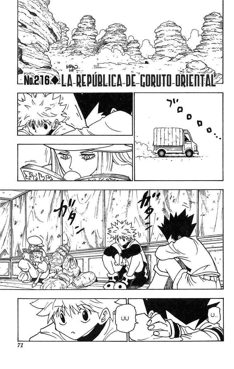 Hunter X Hunter Capítulo 216 en Línea - página 1
