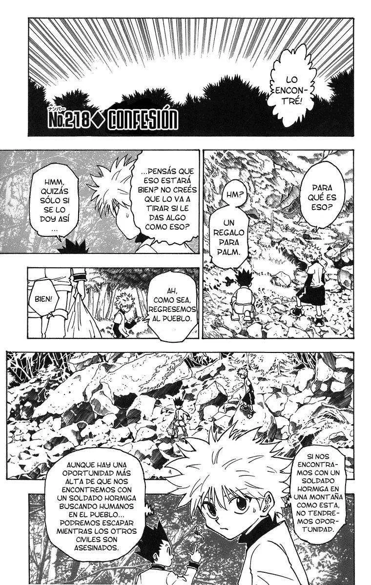 Hunter X Hunter Capítulo 218 en Línea - página 1