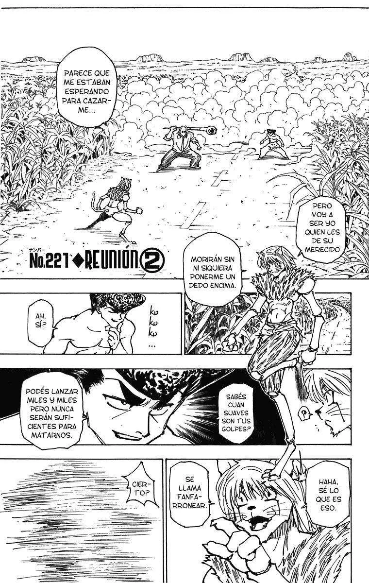 Hunter X Hunter Capítulo 221 en Línea - página 1