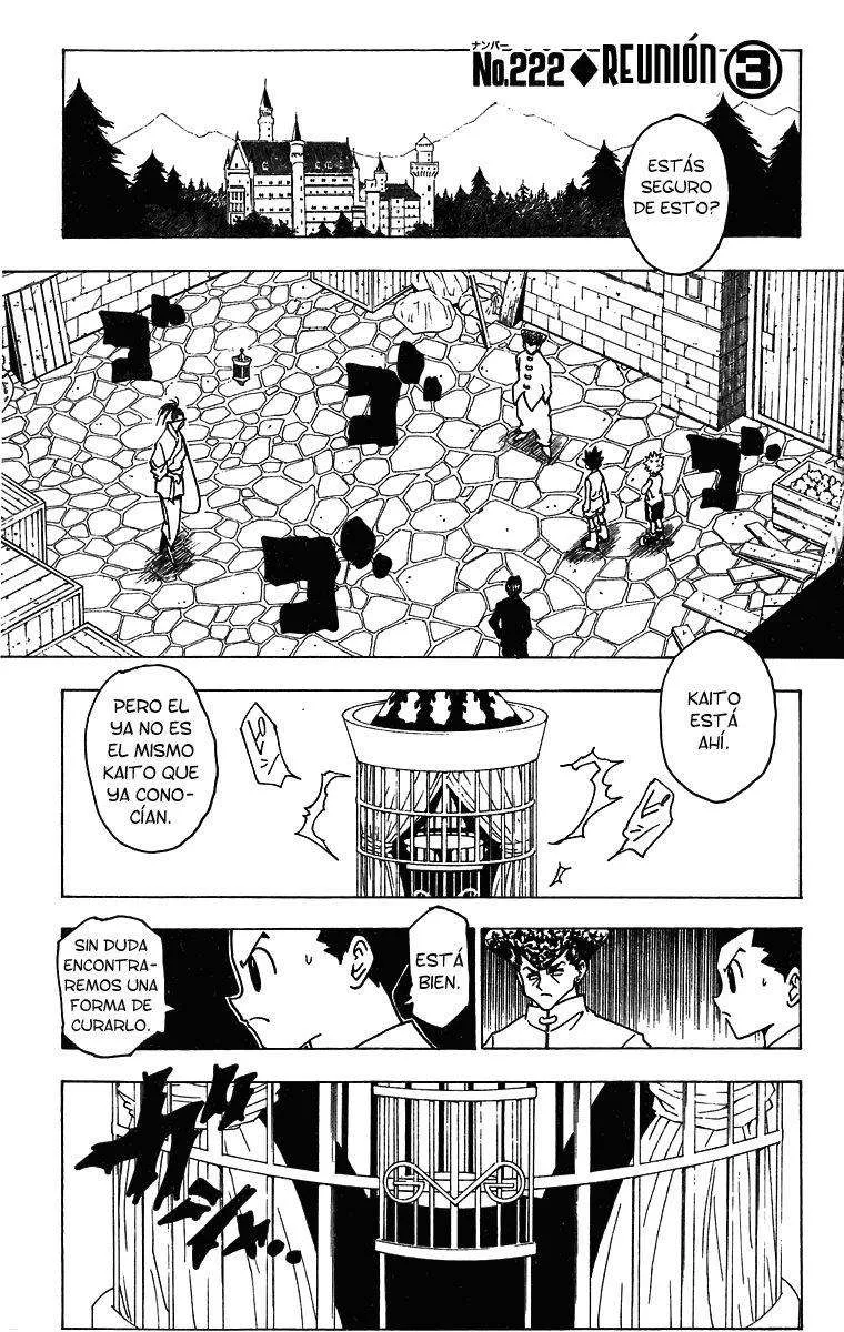Hunter X Hunter Capítulo 222 en Línea - página 1