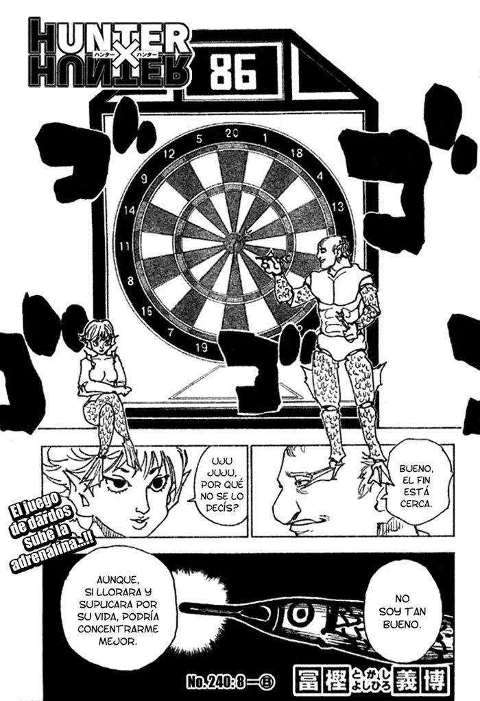 Hunter X Hunter Capítulo 240 en Línea - página 1