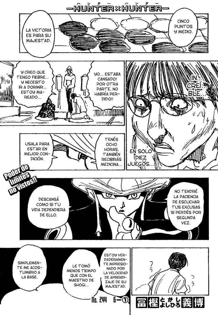 Hunter X Hunter Capítulo 244 en Línea - página 1