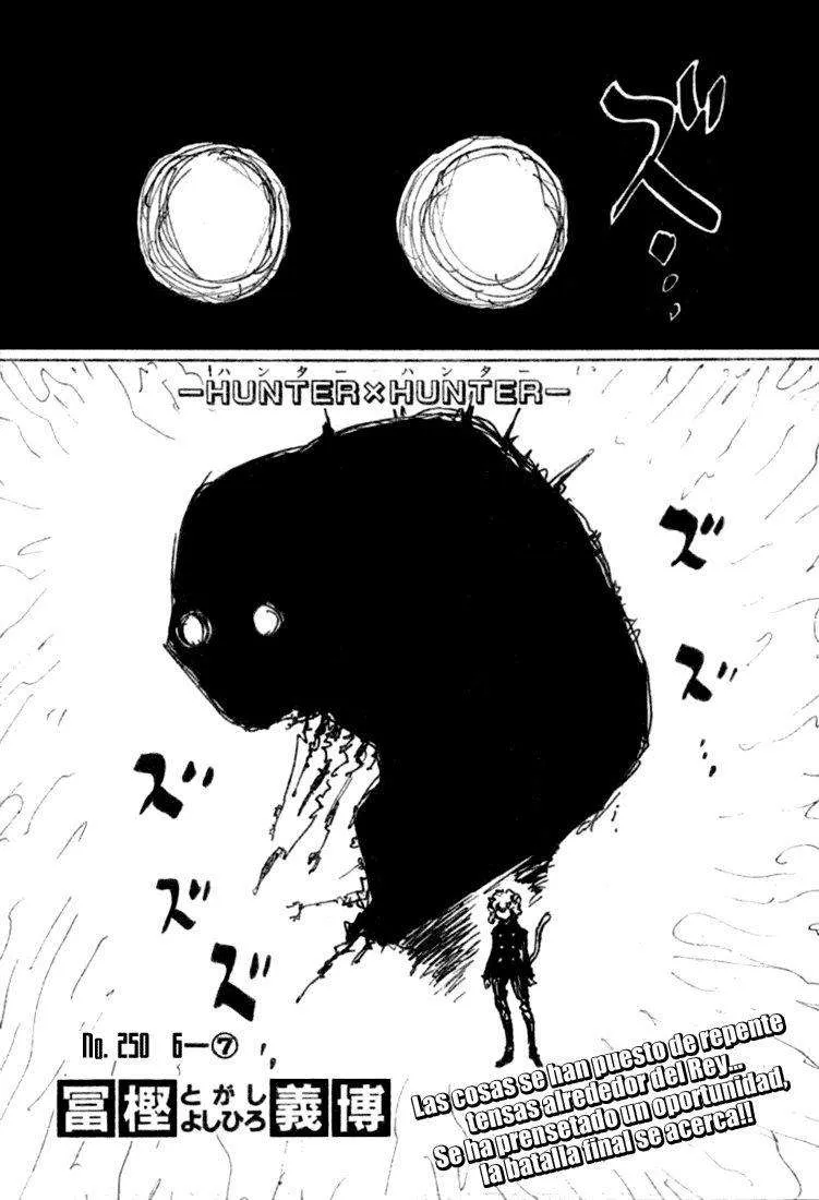 Hunter X Hunter Capítulo 250 en Línea - página 1