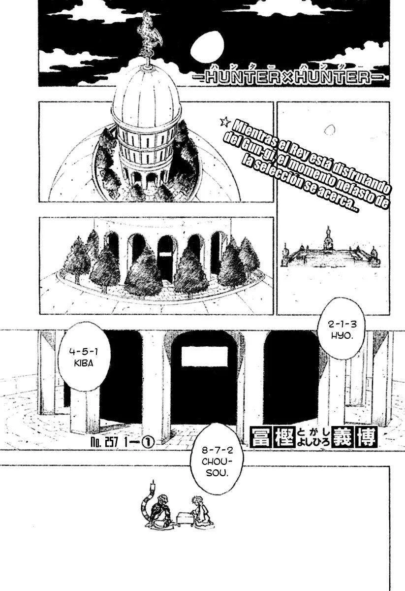 Hunter X Hunter Capítulo 257 en Línea - página 1