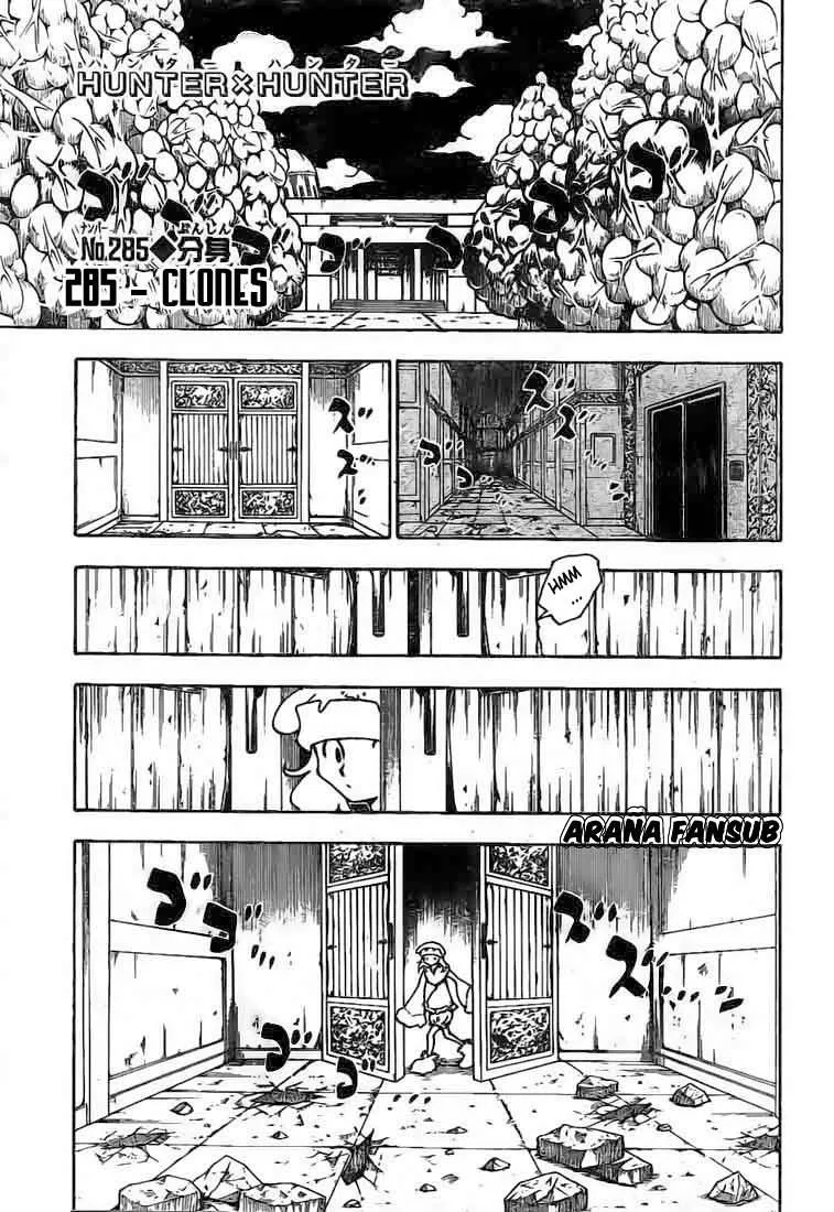 Hunter X Hunter Capítulo 285 en Línea - página 1