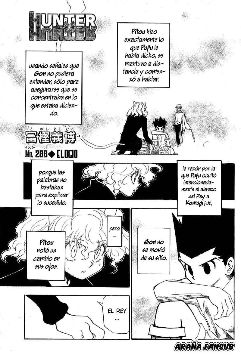 Hunter X Hunter Capítulo 288 en Línea - página 1
