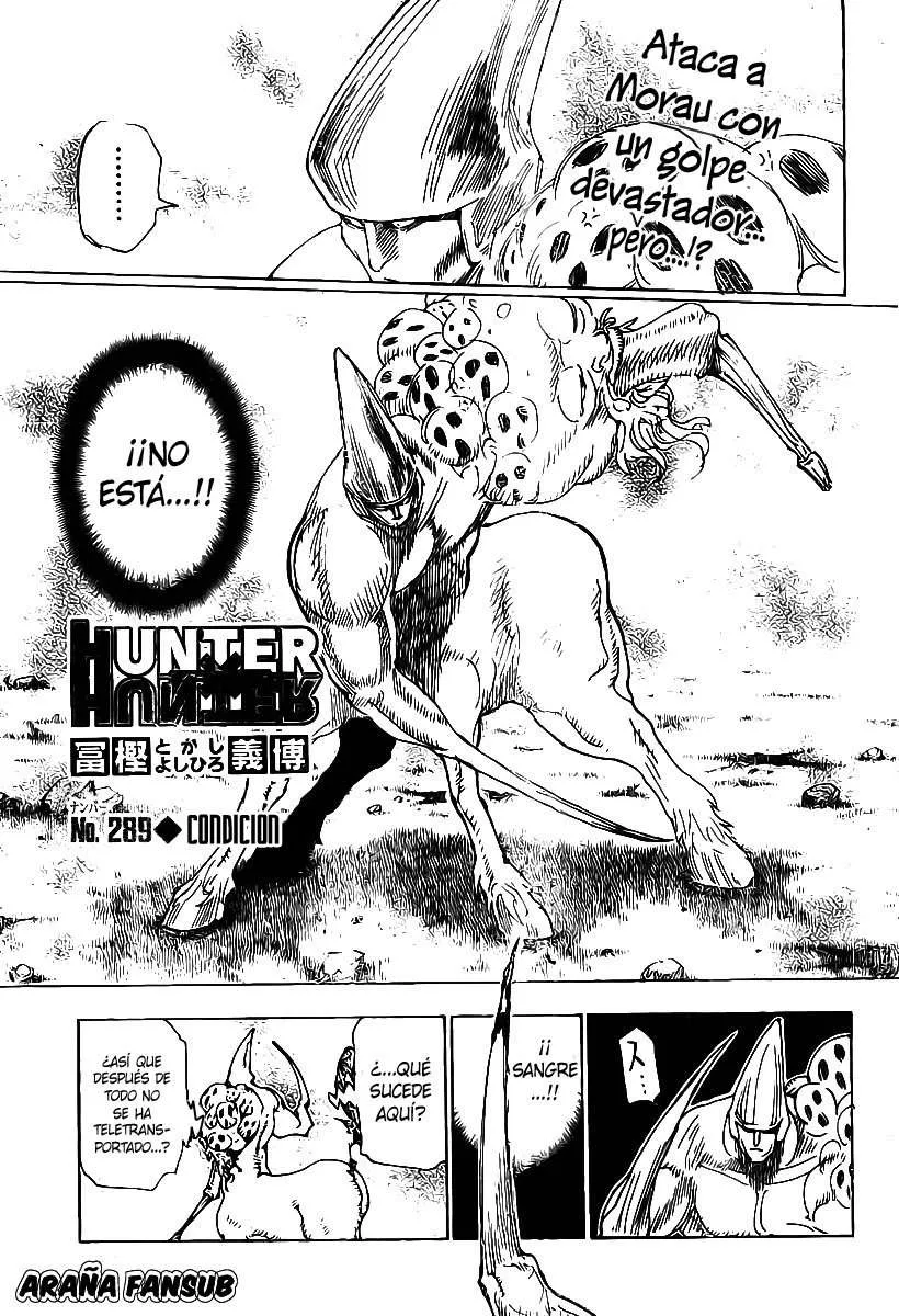 Hunter X Hunter Capítulo 289 en Línea - página 1