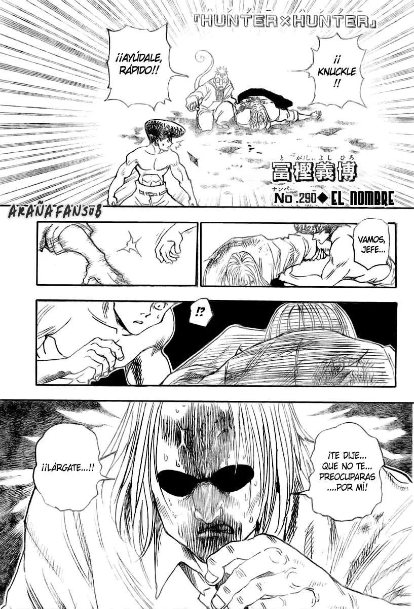 Hunter X Hunter Capítulo 290 en Línea - página 1