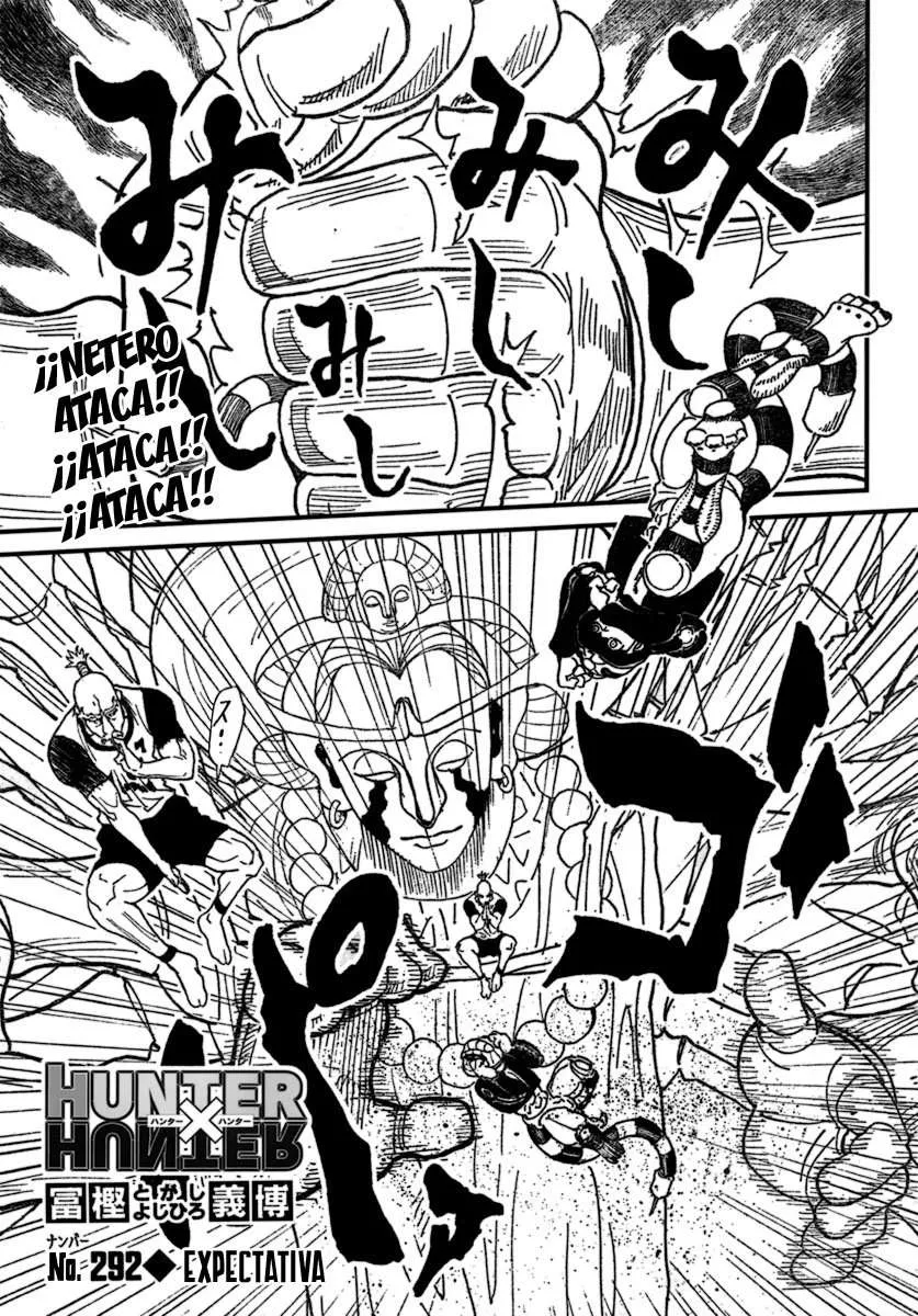 Hunter X Hunter Capítulo 292 en Línea - página 1