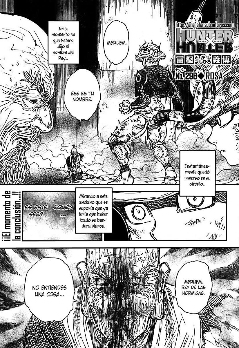 Hunter X Hunter Capítulo 298 en Línea - página 1