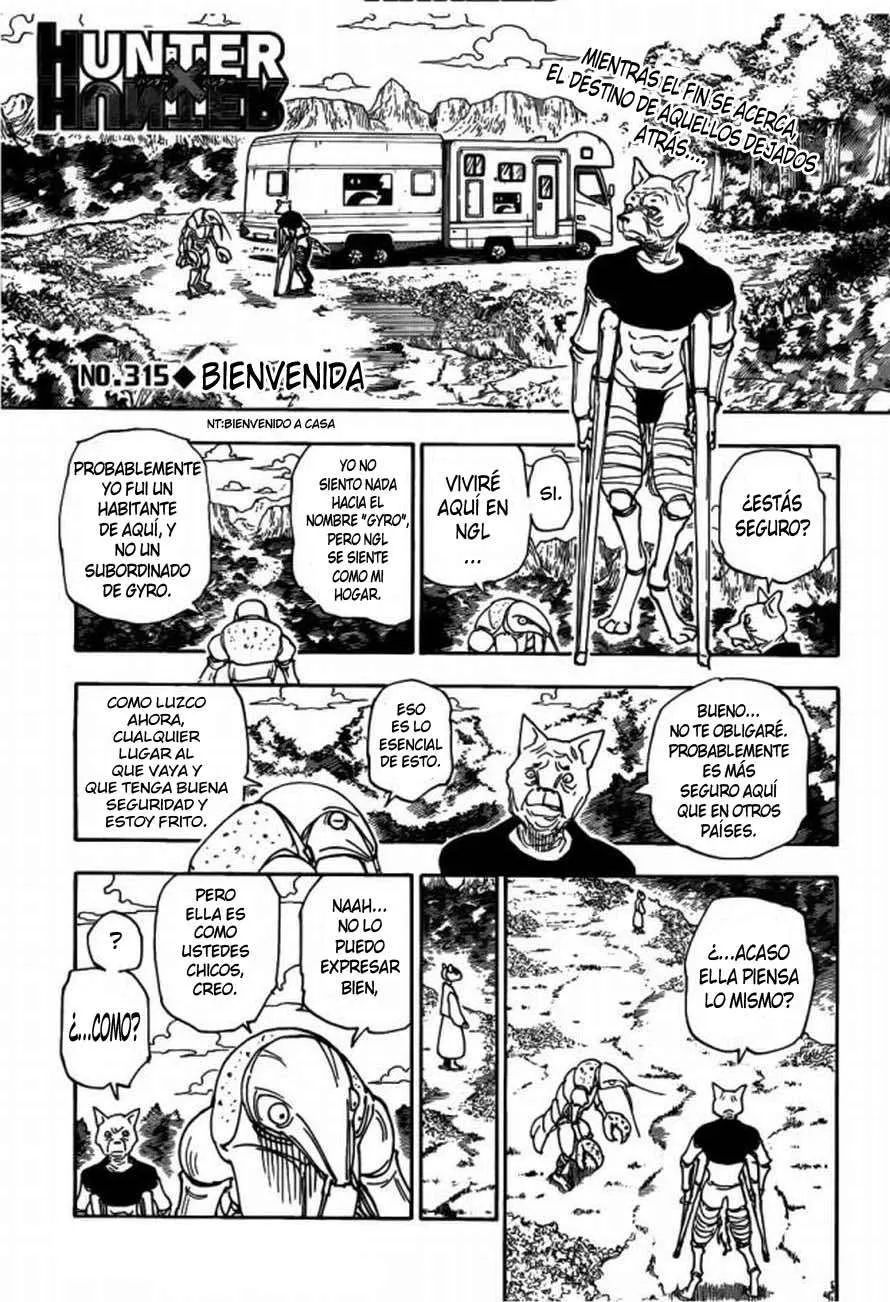 Hunter X Hunter Capítulo 315 en Línea - página 1