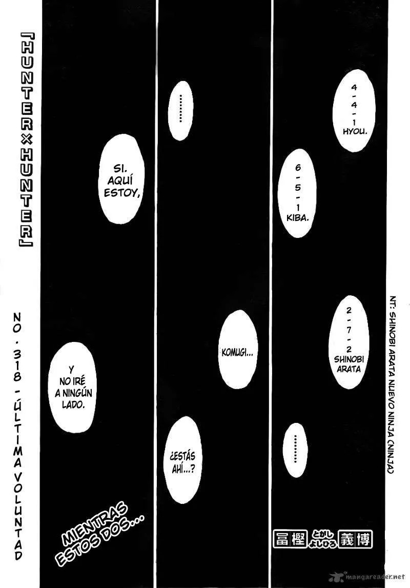 Hunter X Hunter Capítulo 318 en Línea - página 1