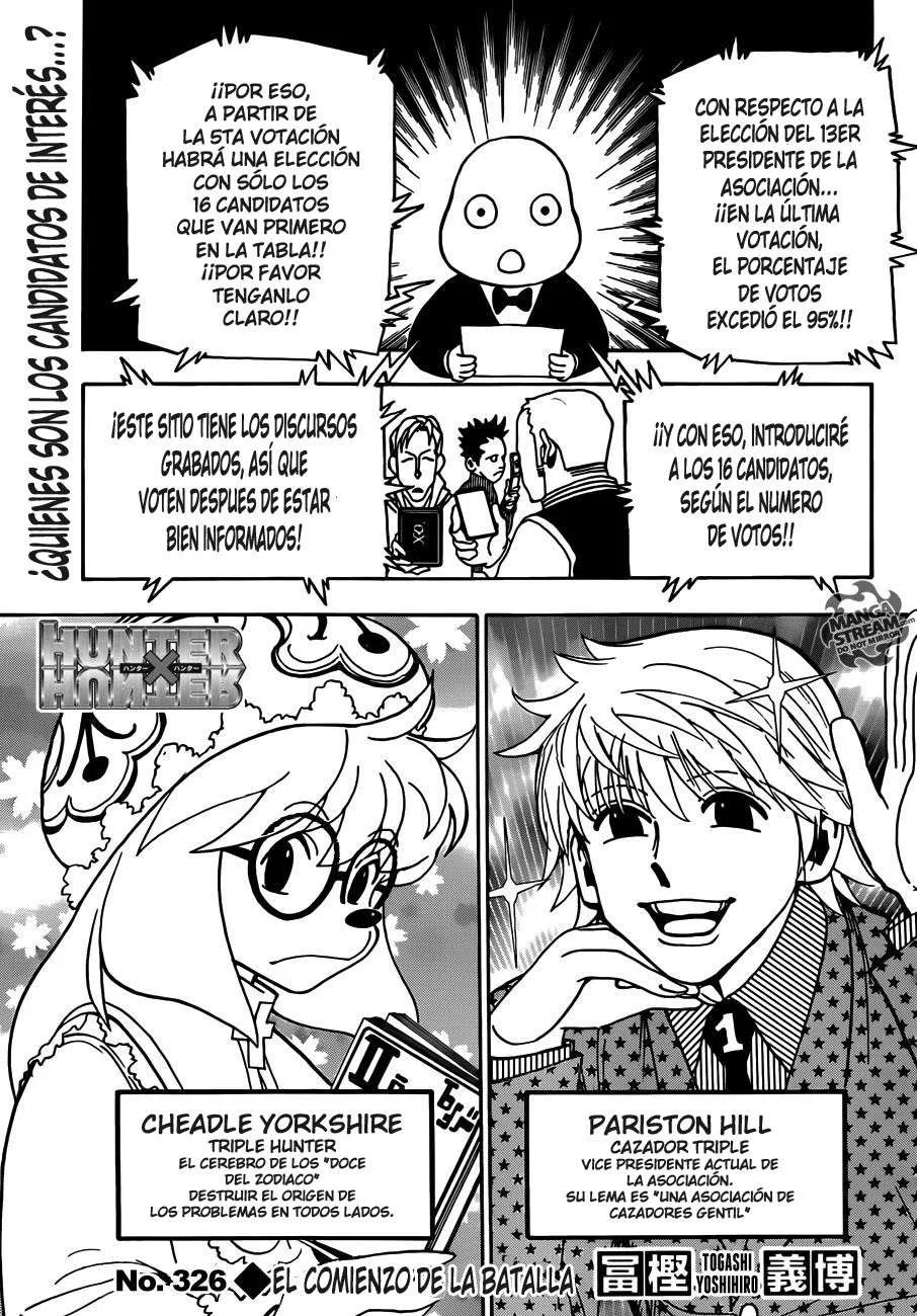 Hunter X Hunter Capítulo 326 en Línea - página 1