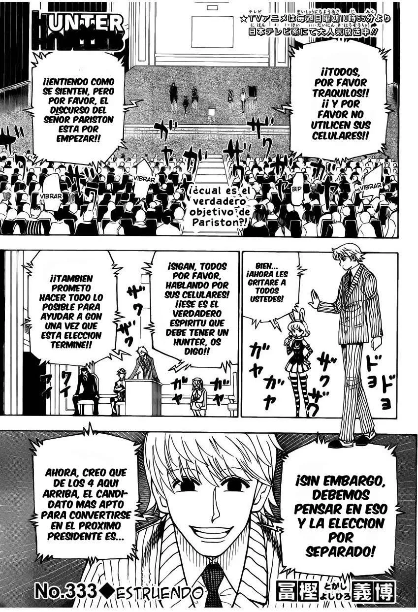 Hunter X Hunter Capítulo 333 en Línea - página 1
