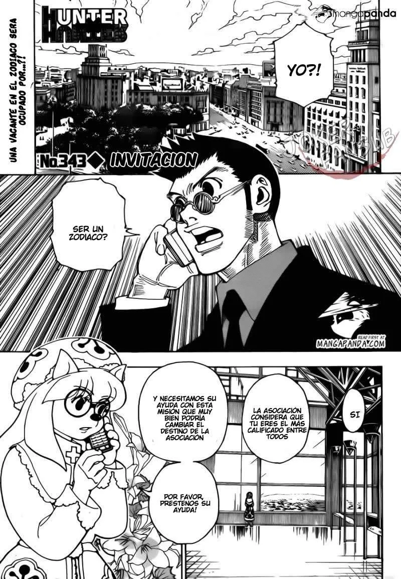 Hunter X Hunter Capítulo 343 en Línea - página 1