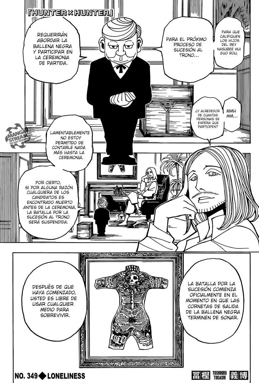 Hunter X Hunter Capítulo 349 en Línea - página 1