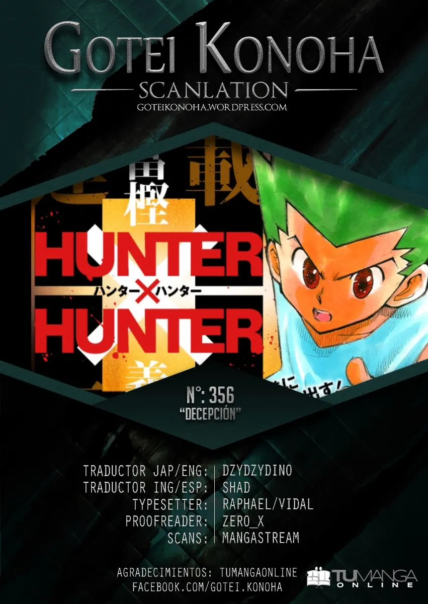 Hunter X Hunter Capítulo 356 en Línea - página 1