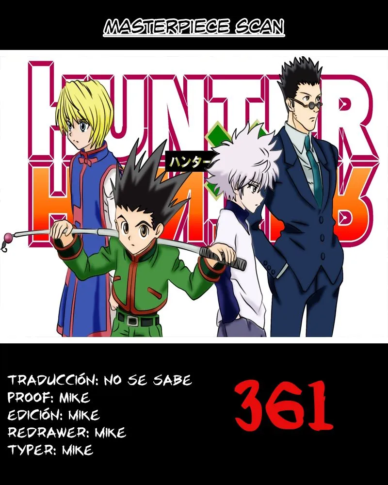 Hunter X Hunter Capítulo 361 en Línea - página 1