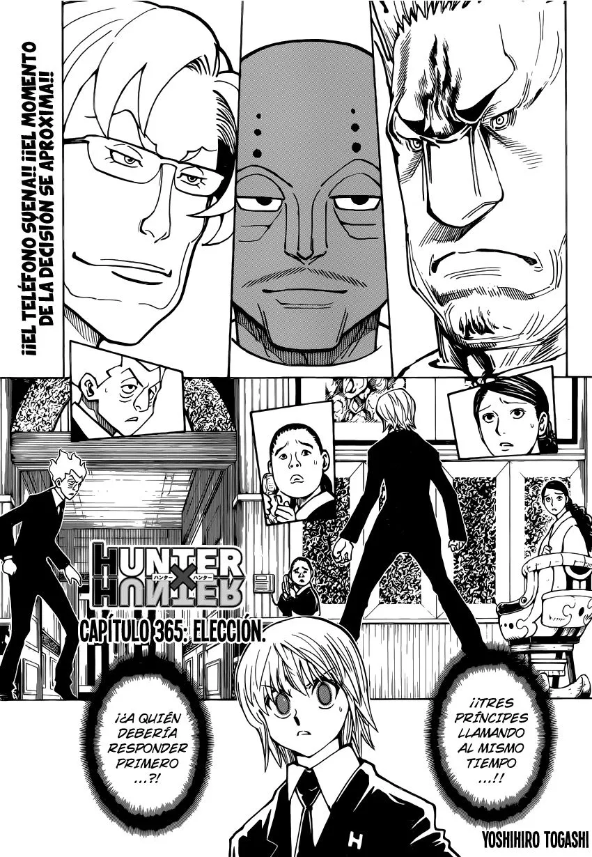 Hunter X Hunter Capítulo 365 en Línea - página 1