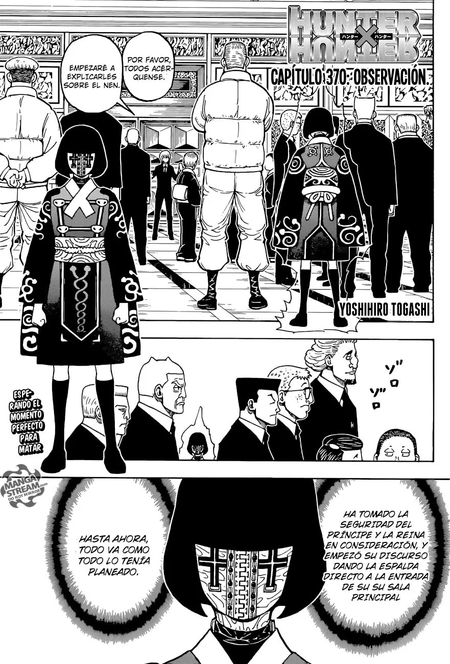 Hunter X Hunter Capítulo 370 en Línea - página 1