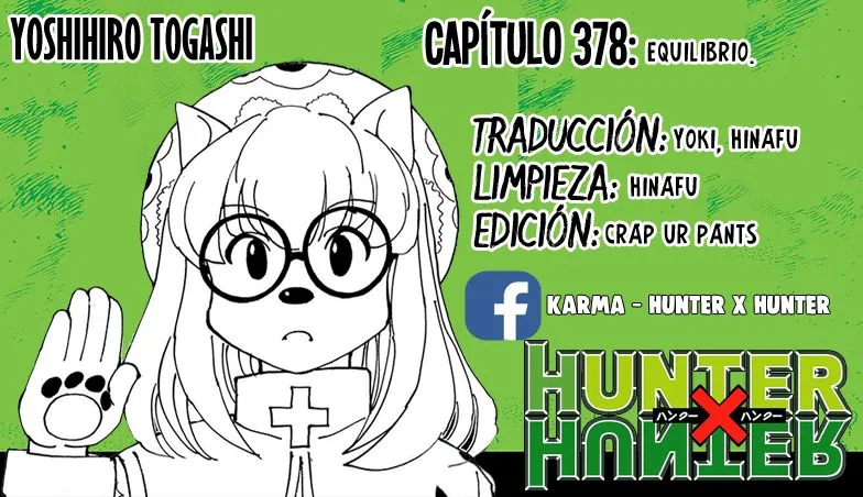 Hunter X Hunter Capítulo 378 en Línea - página 1