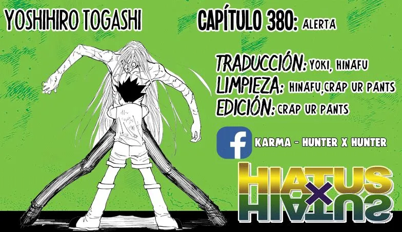 Hunter X Hunter Capítulo 380 en Línea - página 1