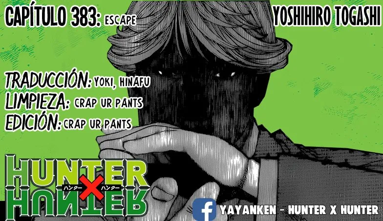 Hunter X Hunter Capítulo 383 en Línea - página 1