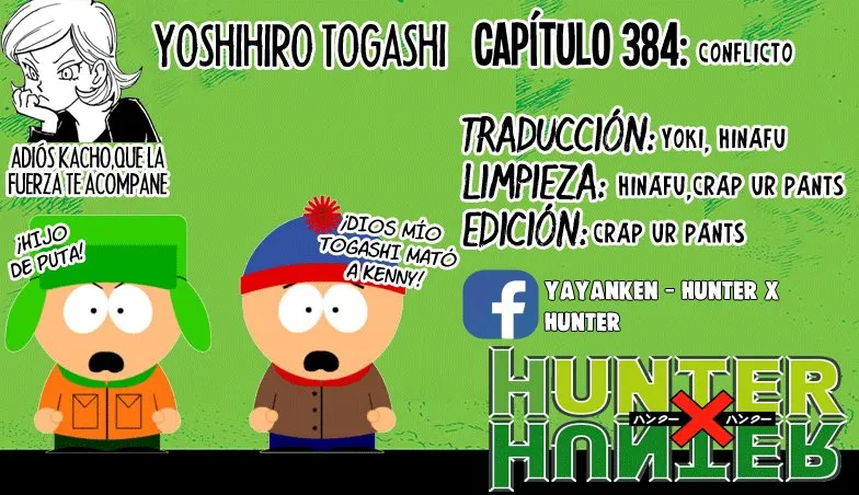 Hunter X Hunter Capítulo 384 en Línea - página 1