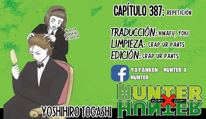 Hunter X Hunter Capítulo 387 en Línea - página 1