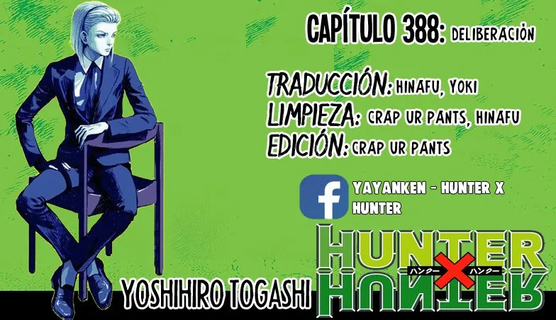 Hunter X Hunter Capítulo 388 en Línea - página 1