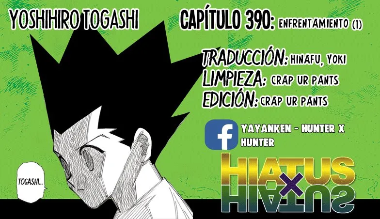 Hunter X Hunter Capítulo 390 en Línea - página 1