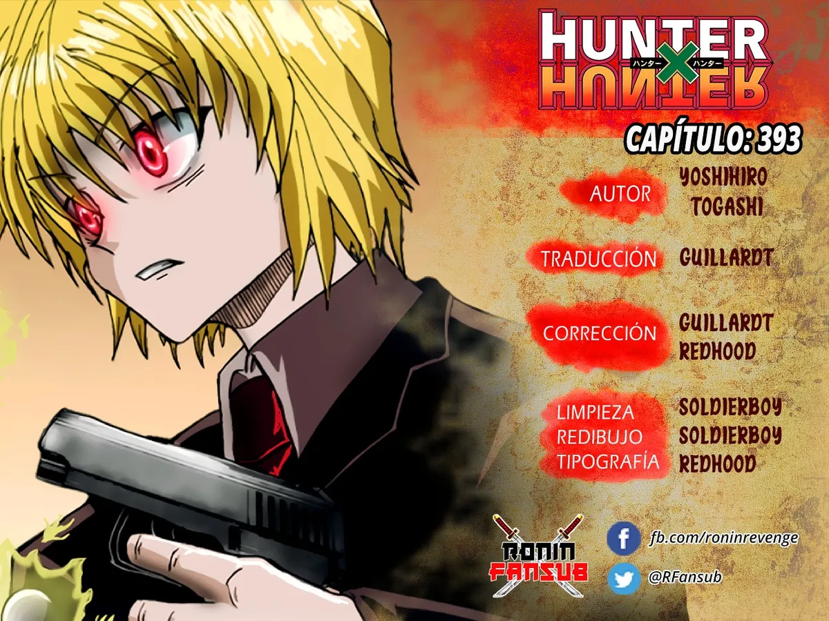 Hunter X Hunter Capítulo 393 en Línea - página 1